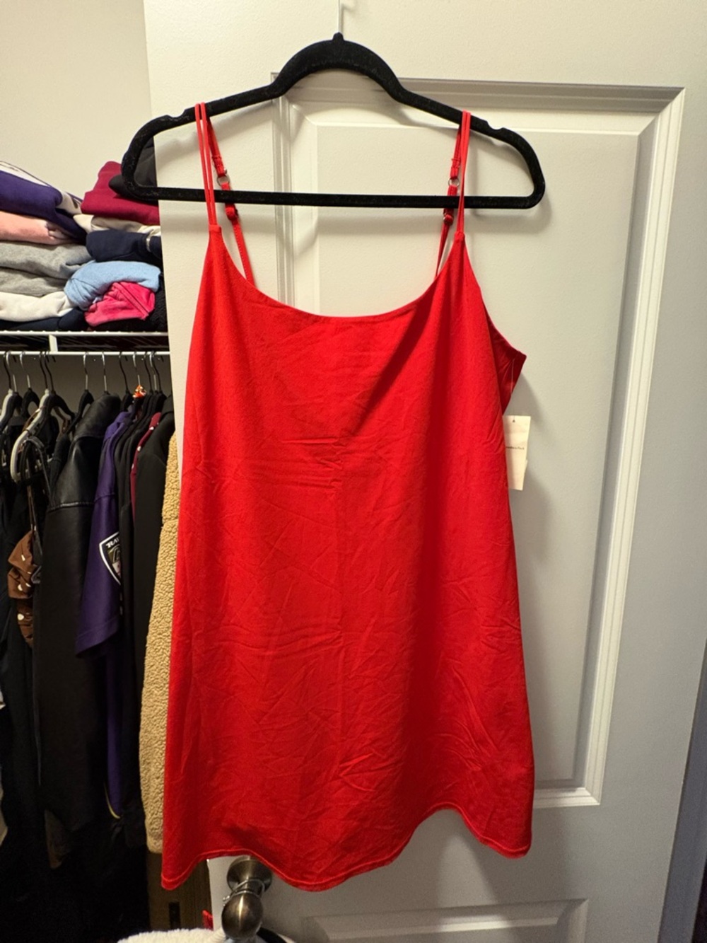 Women's Red Tank Dress